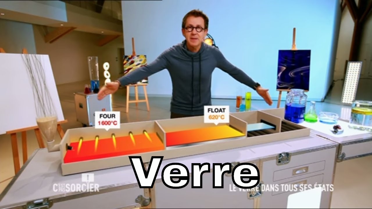 Comment le verre est-il fabriqu&eacute; en usine ? - C'est Pas Sorcier