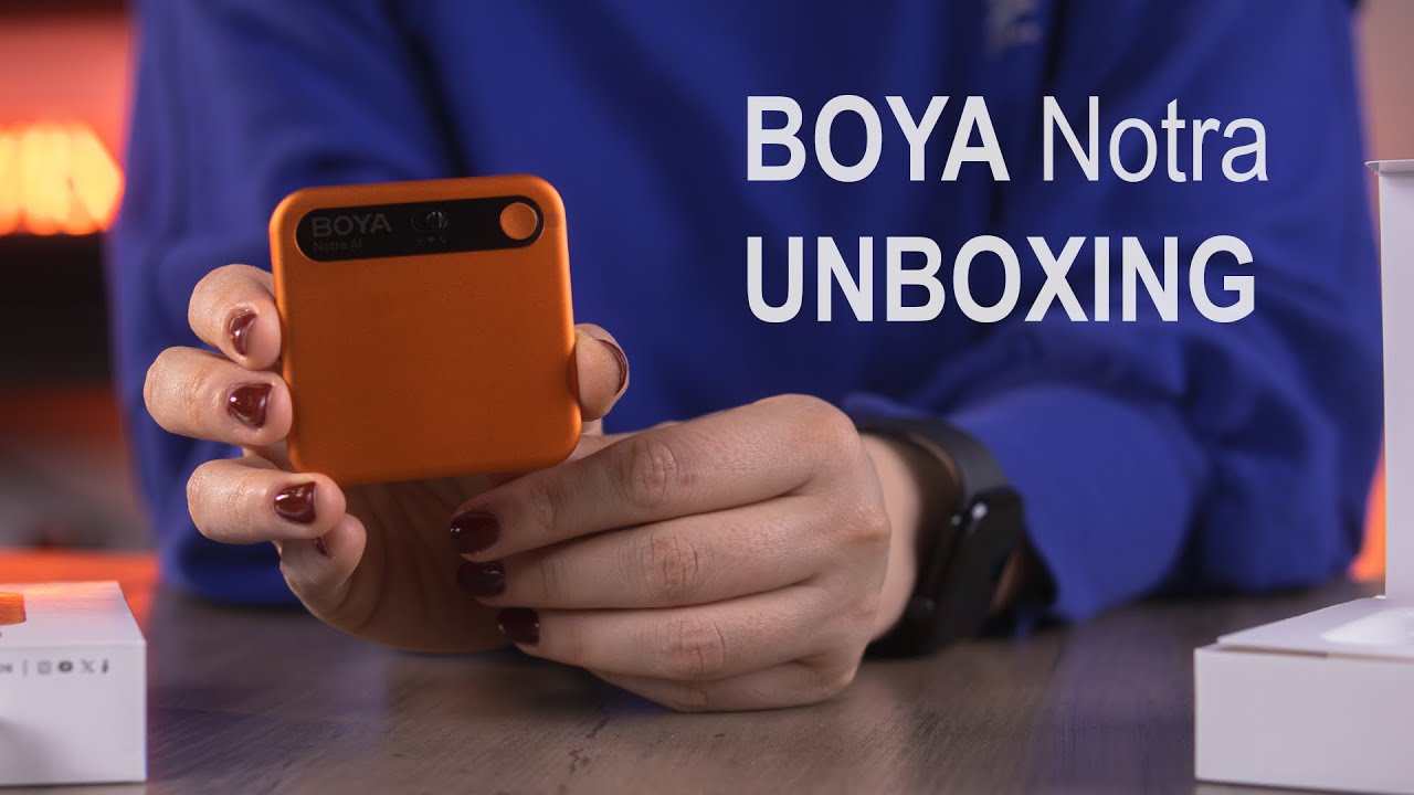 BOYA Notra Unboxing & First Look | AI Note Taker That Turns Voice Into Text