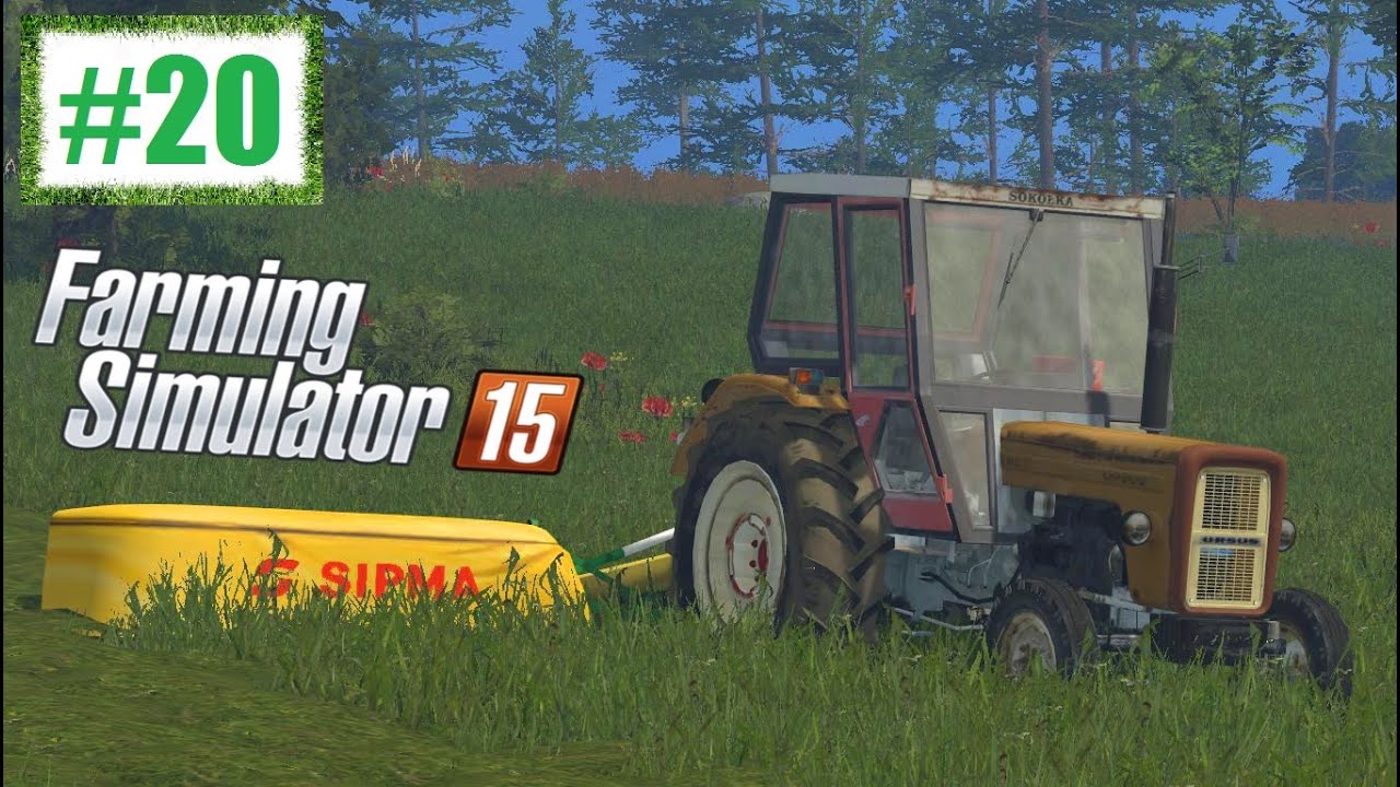 Rozpoczynamy sianokosy - Farming Simulator 15 (Boluśowo V6) #20, gameplay pl