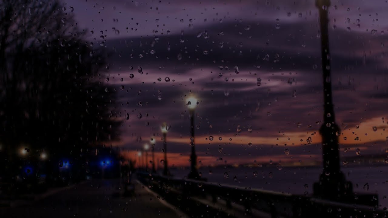 [4K] 😴창문으로 보는 비내리는 장면 | 깊은 수면을 위한 빗소리 | Rain ASMR |