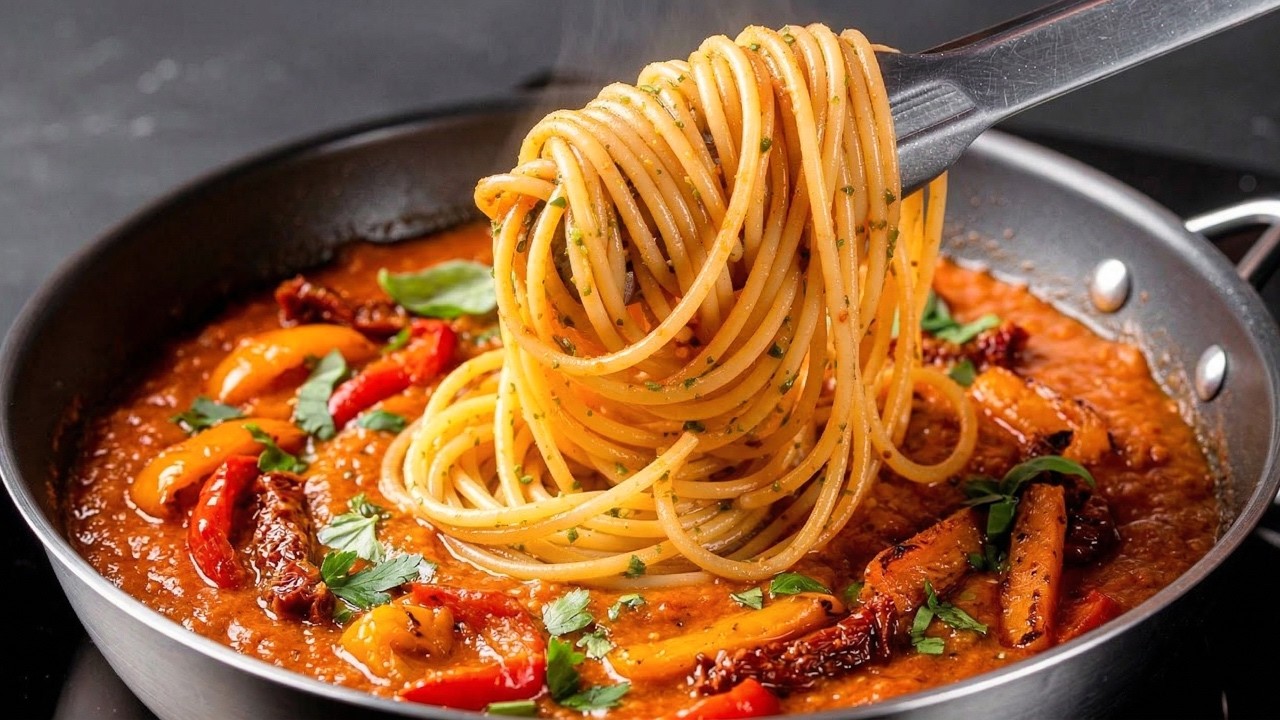 Вы НИКОГДА не пробовали ничего настолько вкусного! Самый простой рецепт пасты на ужин!