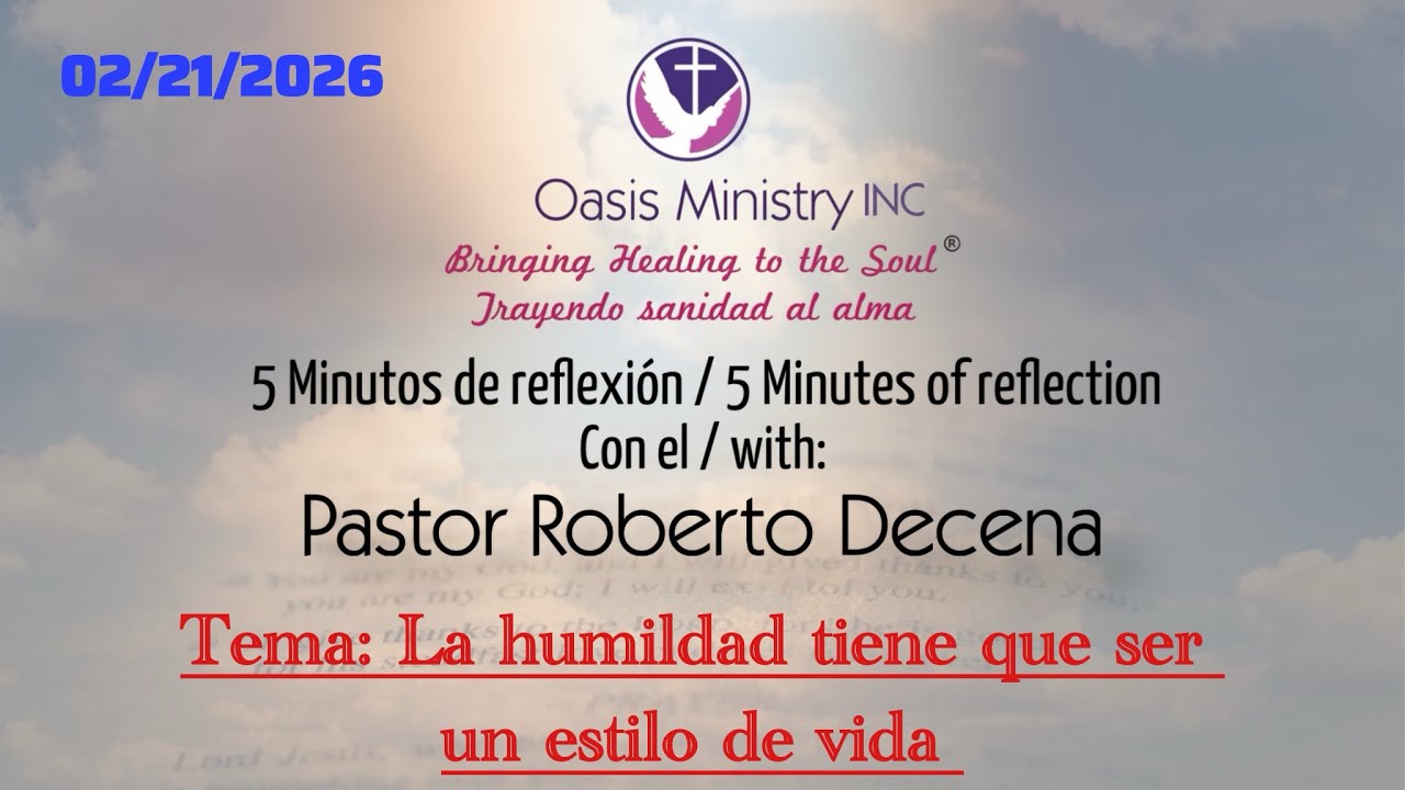 Tema: La humildad es un estilo de vida. 