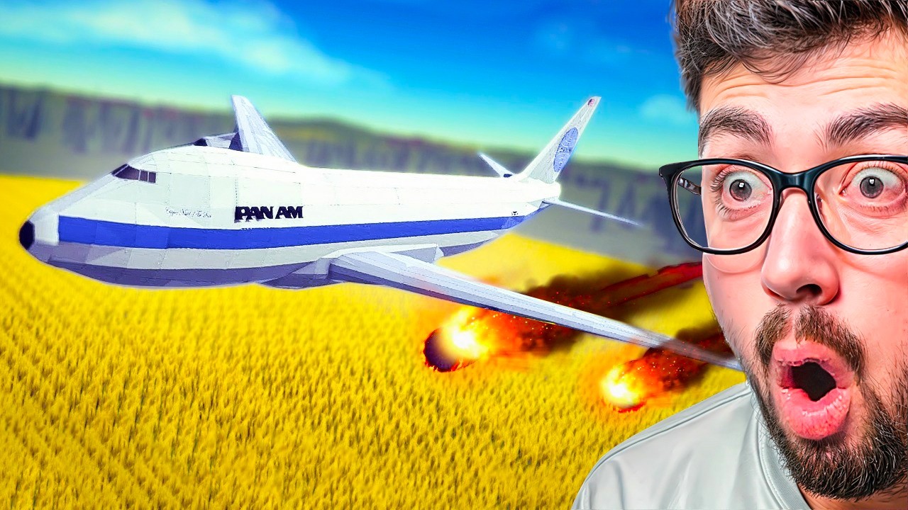 ATERRIZAJES DE EMERGENCIA Y ACCIDENTES DE AVIONES 😱 | Besiege Español
