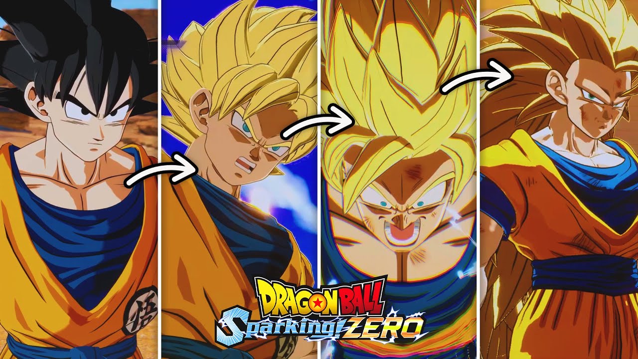 Dragonball Sparking Zero GOKU SSJ, SSJ2 & SSJ3 exklusiv Gameplay