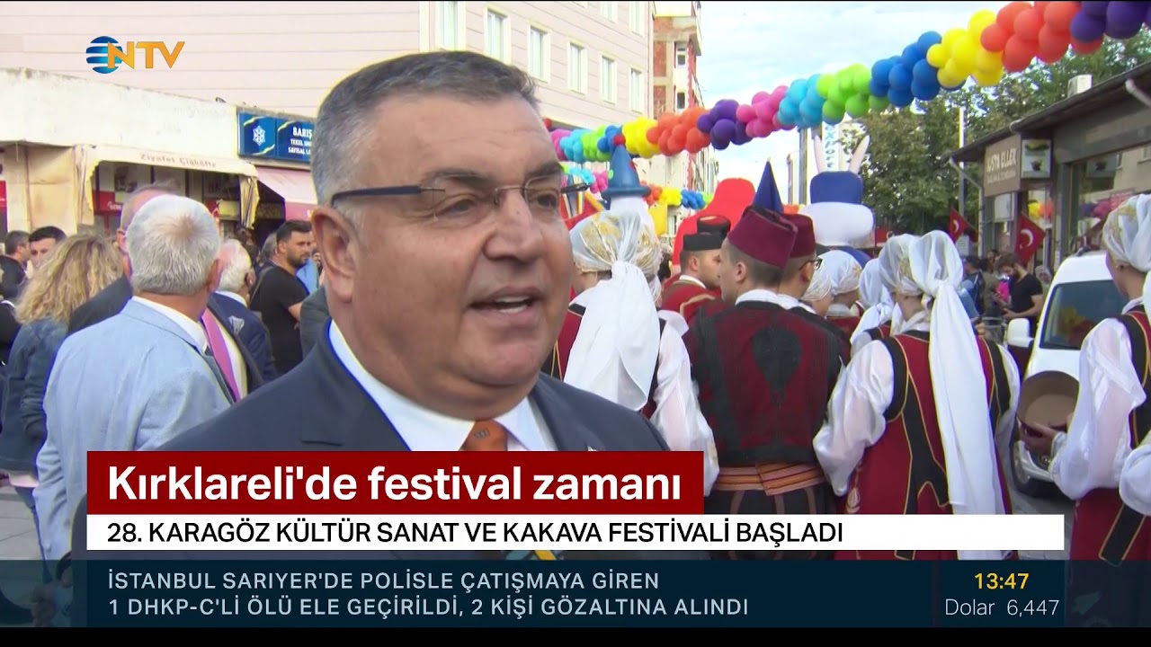 28. KIRKLARELİ KARAGÖZ KÜLTÜR SANAT VE KAKAVA FESTİVALİ BAŞLADI