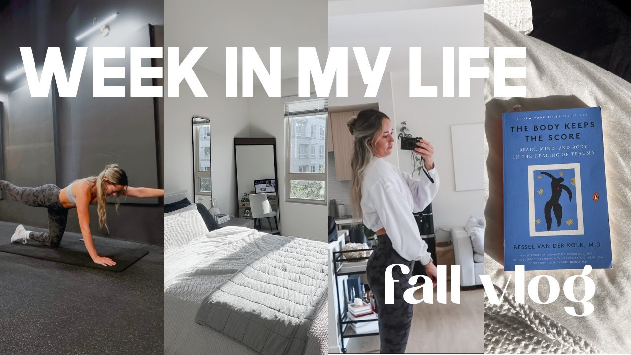 FALL VLOG: rough week, teaching  gym guide, drs appointments & evening skincare routine