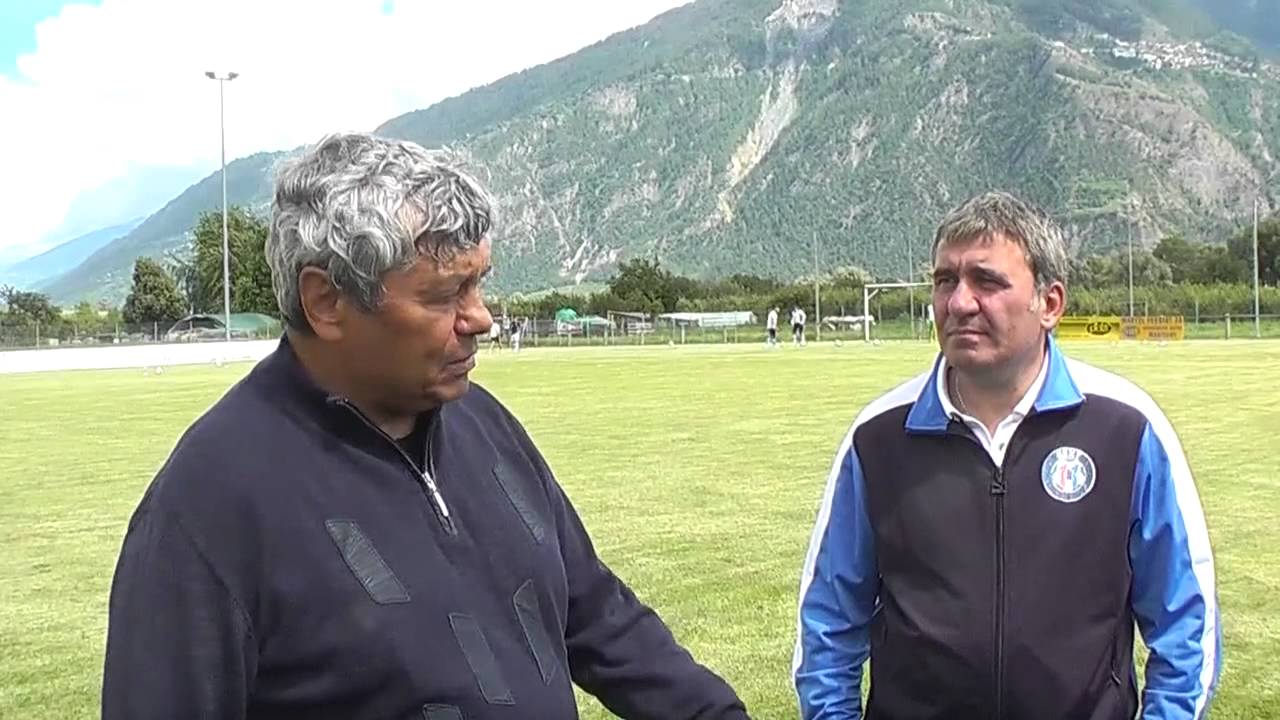 VIDEO EXCLUSIV.  Întâlnire istorică! Hagi, Lucescu şi Stelea s-au revăzut după ani.