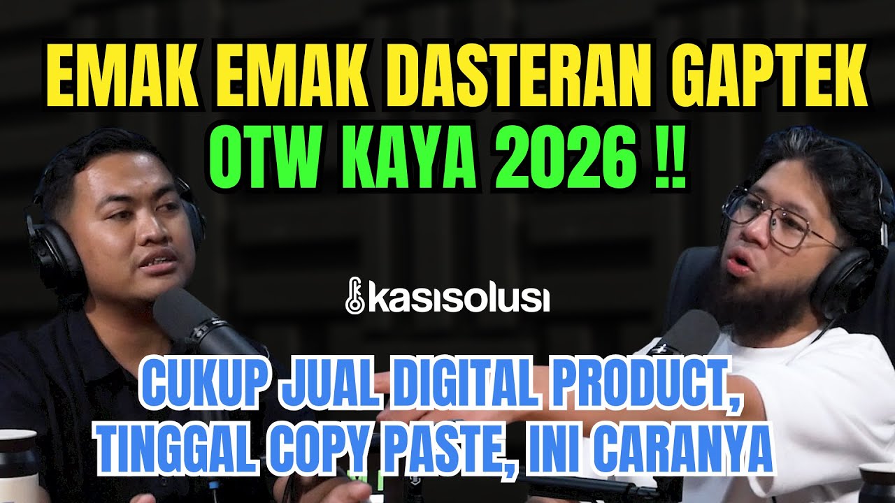 Emak Emak Dasteran Gaptek OTW Kaya 2026💸Digital Product, Tingal Copas, Bisa Bangkit dari Kemiskinan