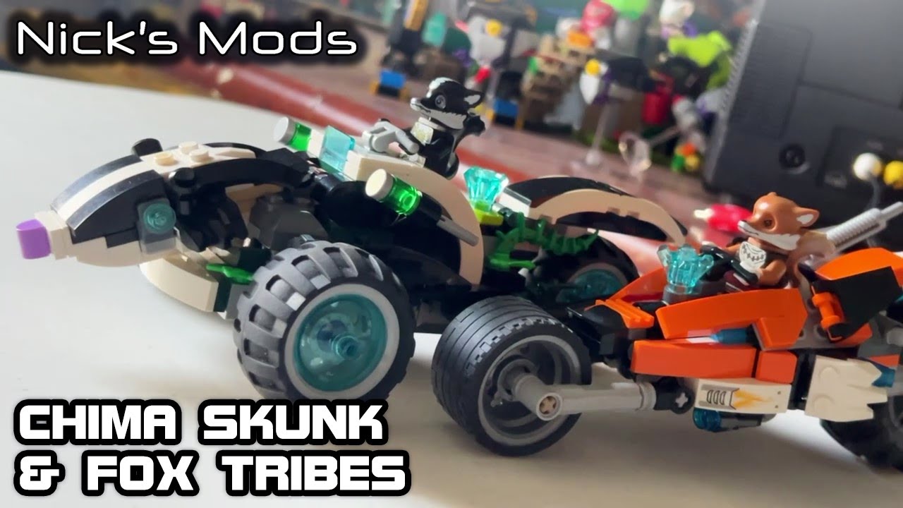 Nick's Mods Ep.33- Chima Skunk & Fox Tribes
