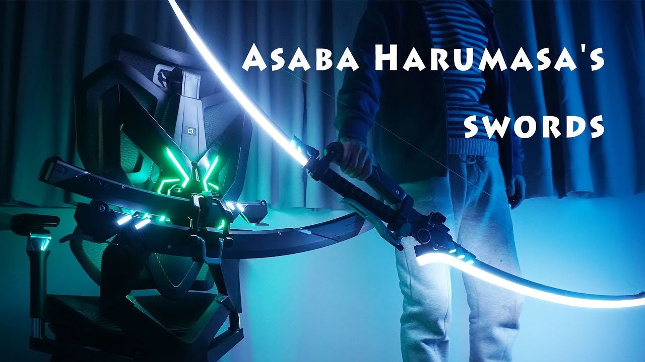 Two Months to Make Asaba Harumasa's swords on a chair.