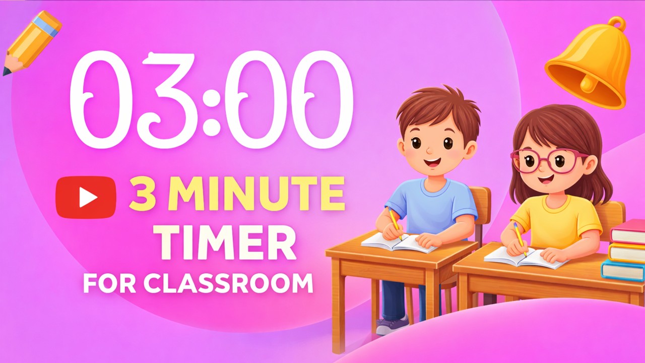 timer 3 minutes for classroom
