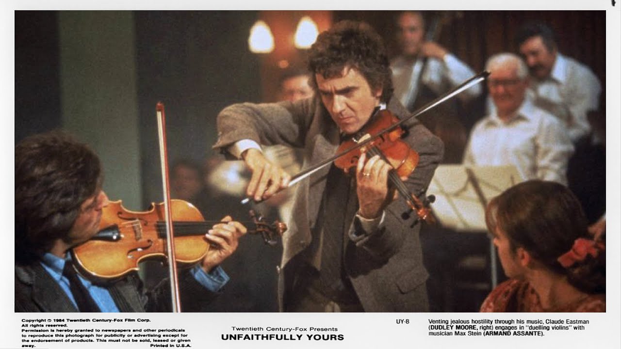 Duelling  Violins - Czardas (Unfaithfully Yours, 1984. Dudley Moore & Armand Assante)