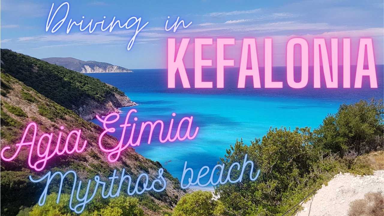 Agia Efimia to Myrthos beach - driving in Kefalonia