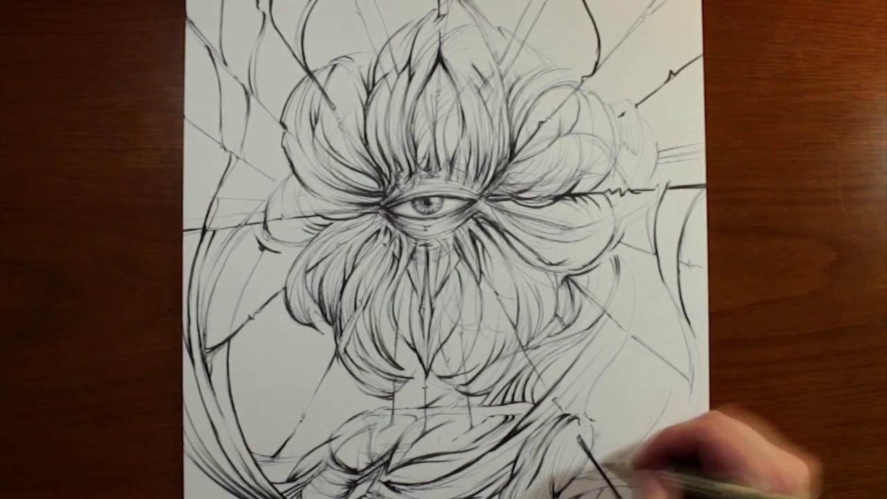 Visionary Art Time Lapse - Original Artwork 