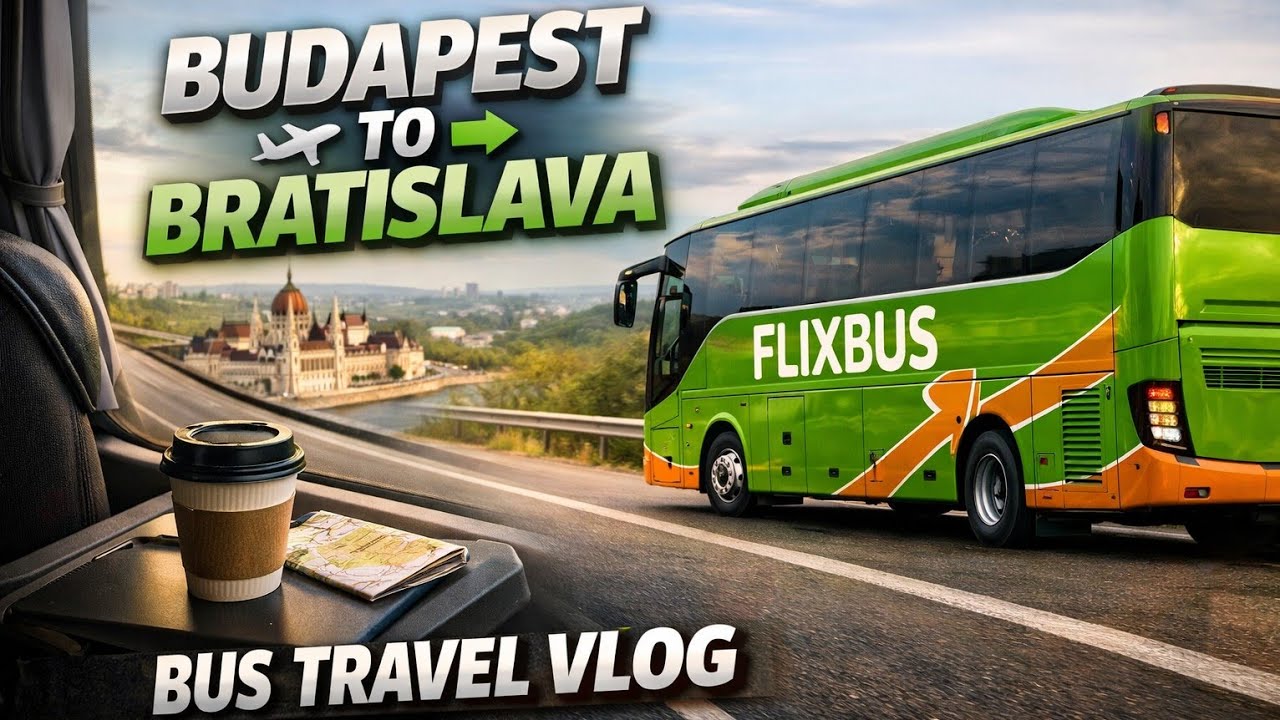 I Took a FlixBus from Budapest to Bratislava 🇭🇺➡️🇸🇰 | Budget Europe Travel