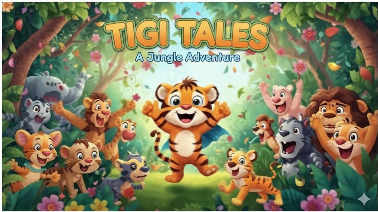 🐯 बहादुर शेरू | Tigi Tales bahadur sheru ki kahani |tigi tale |MORAL STORY
