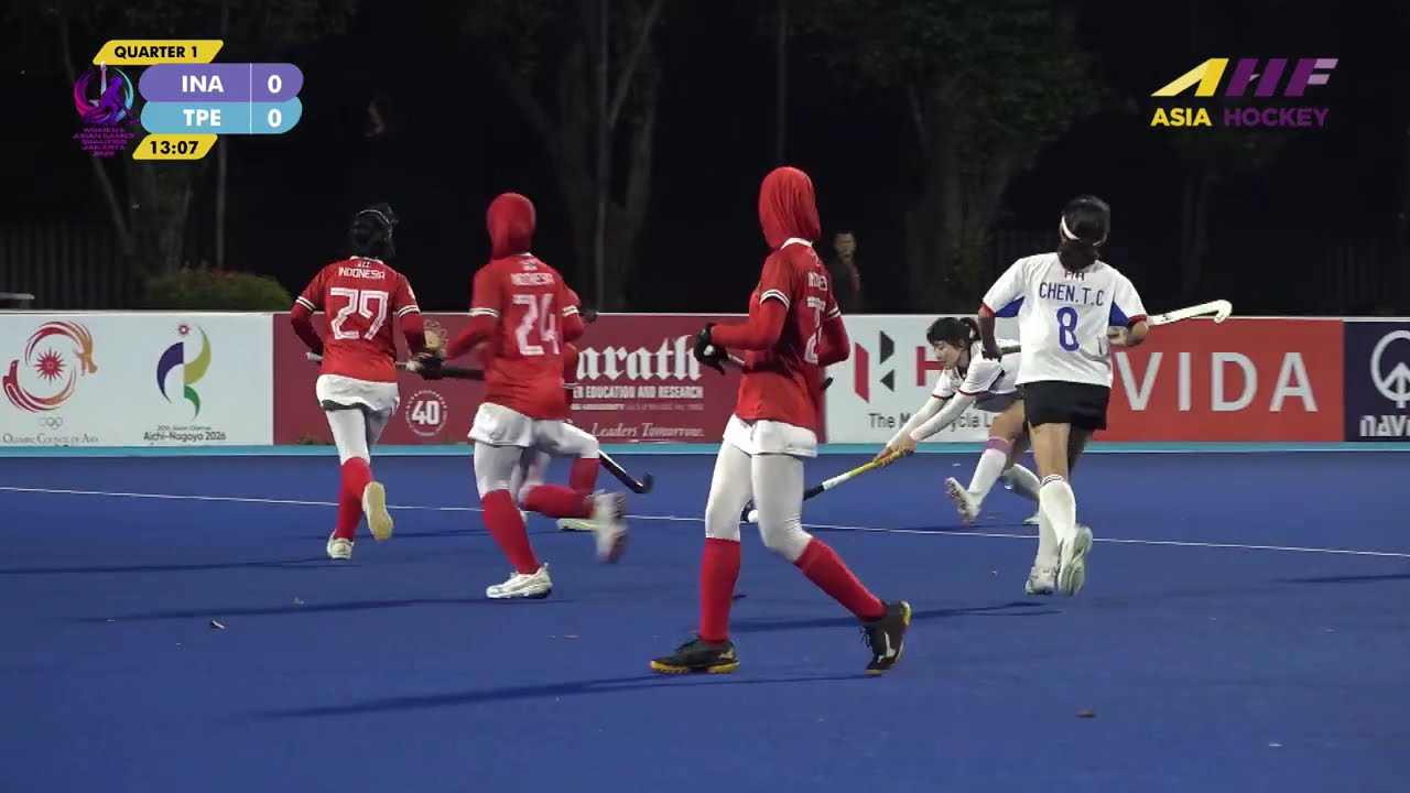Indonesia vs Chinese Taipei, Women's Asian Games Qualifier Jakarta, April 28 2026