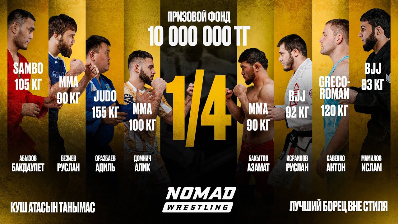 1/4 ФИНАЛА ГРАН-ПРИ: ЗРЕЛИЩНЫЕ СХВАТКИ И БОРЬБА ЗА 10 000 000 ТЕНГЕ!