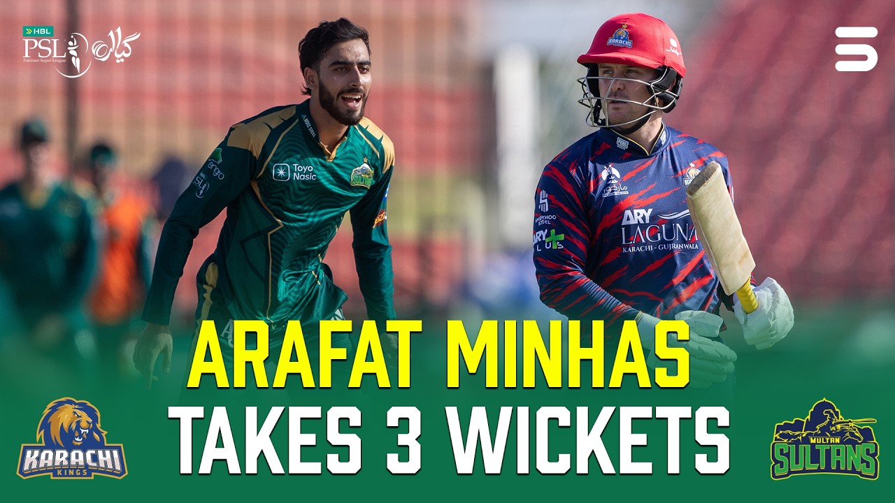 🔥 Arafat Minhas 3 Wickets &ndash; Match Winning Spell! | Brilliant Knock!  | Karachi vs Multan  | MZB1U