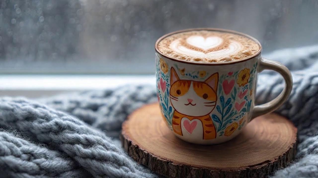 Deep Night Piano for Sleep, Anxiety Relief & Silent Calm ☕🐱 Music for Restful Hours