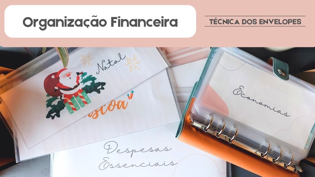 Técnica dos envelopes I Quais as minhas categorias I Organização Financeira