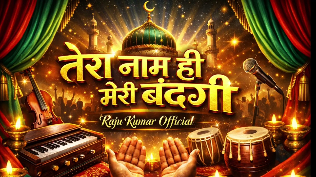 तेरा नाम ही मेरी बंदगी | Powerful Sufi Qawwali 2026 | Heart Touching Qawwali | Raju Kumar Official