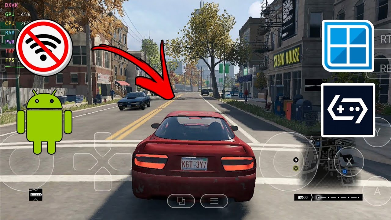 Watch Dogs 1 Android Port Winlator & GameHub Emulator - Offline Mobile/Android Gameplay