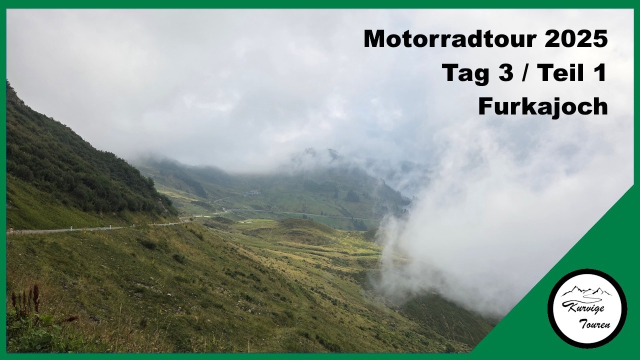 Motorradtour 2025 // Tag 3 / Teil 1 / Furkajoch / Suzuki V-Strom 1000 / Kawasaki Versys 1000