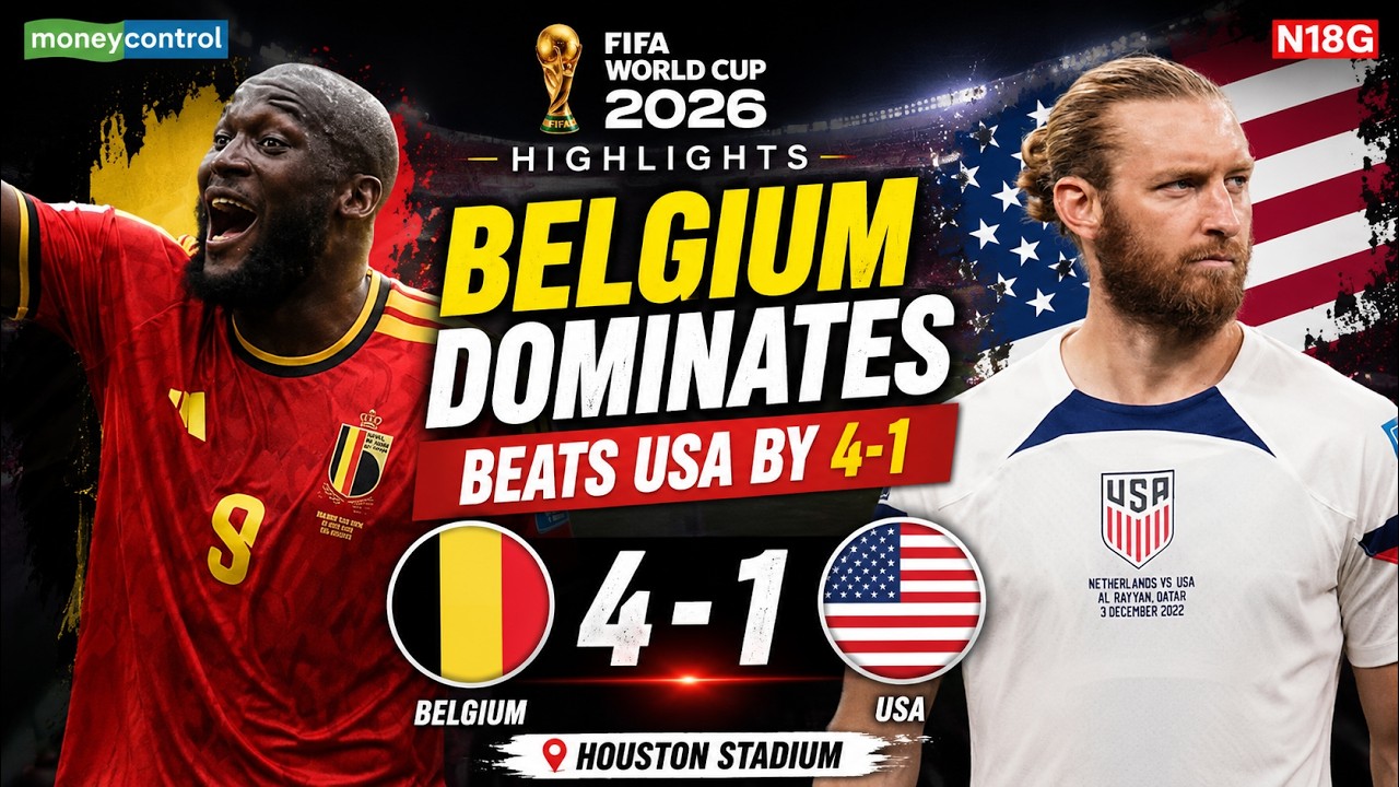 FIFA World cup 2026: Belgium vs USA Highlights Belgium Dominate USA : USA Knocked out