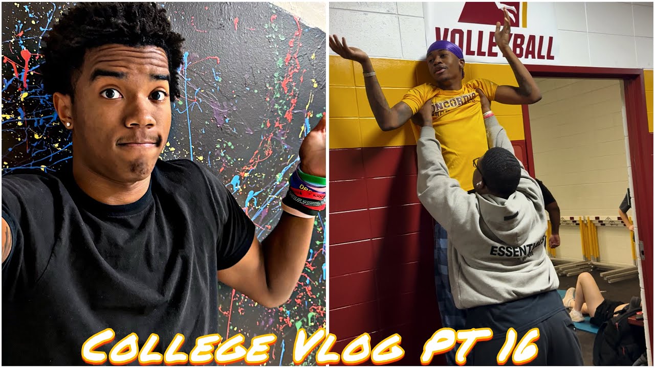 LIFE OF A COLLEGE ATHLETE!!!! LOWKEY HILARIOUS 😂!!!! (College Vlog Pt 16)