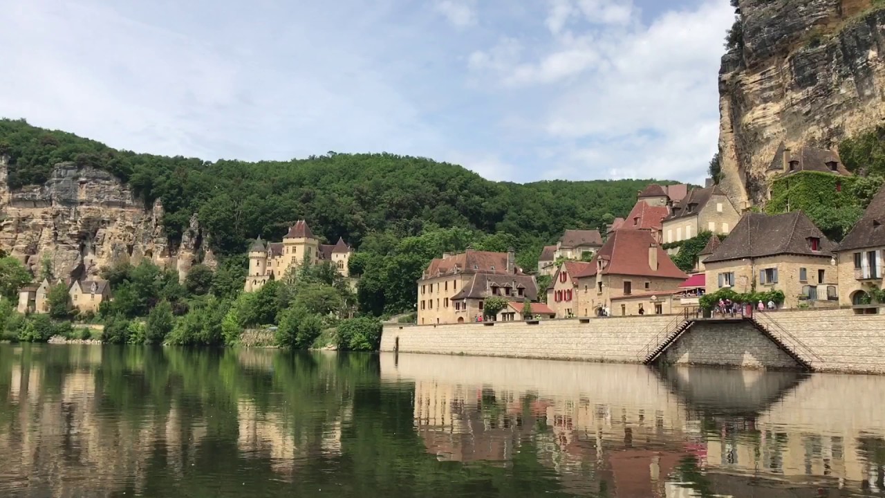 Kayaking on the beautiful Dordogne River. France