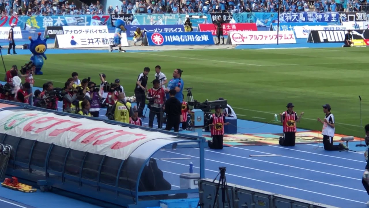 【川崎フロンターレ】2019年5月3日 友風関による始球式