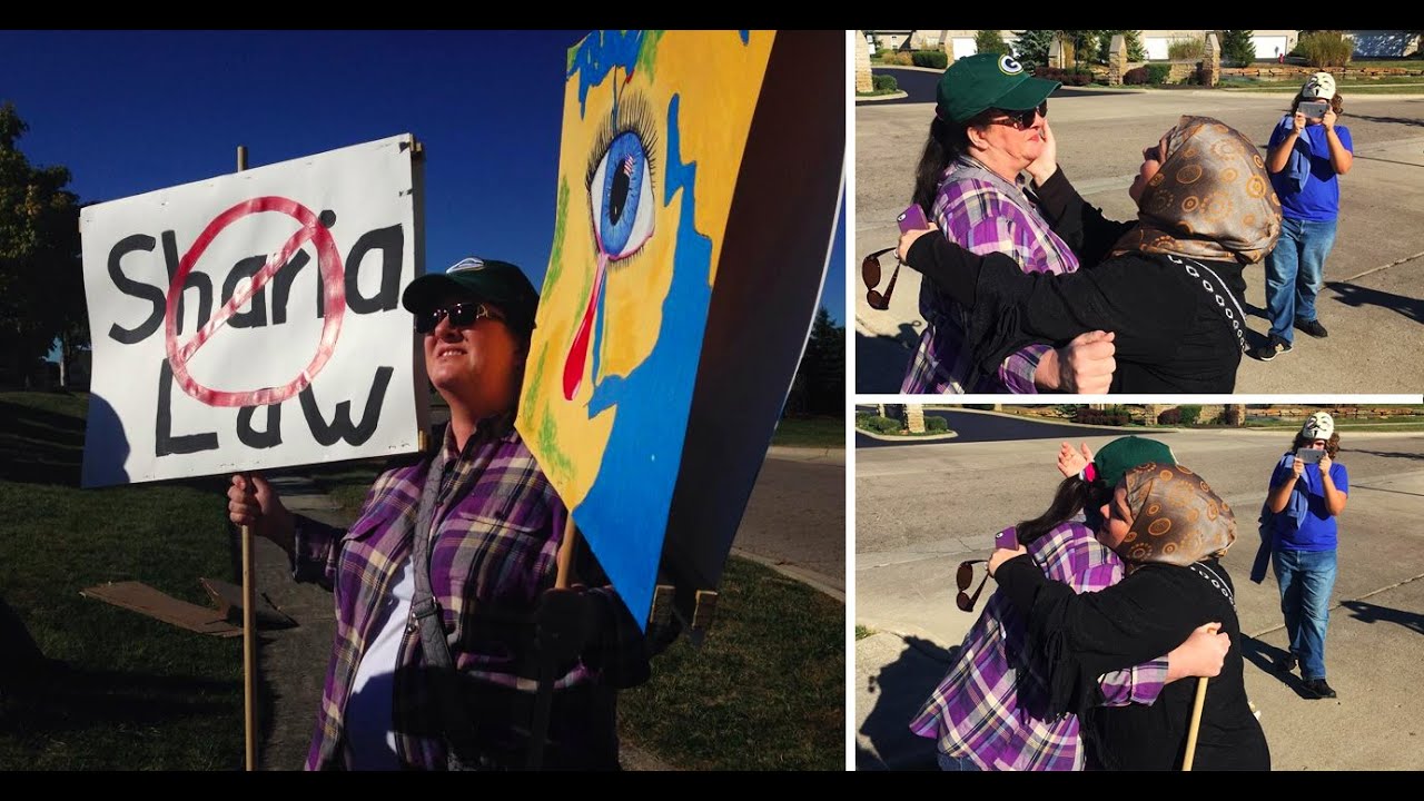 Islamophobic Protester Leaves National Anti-Muslim Rally, Learns About Islam, Visits Mosque
