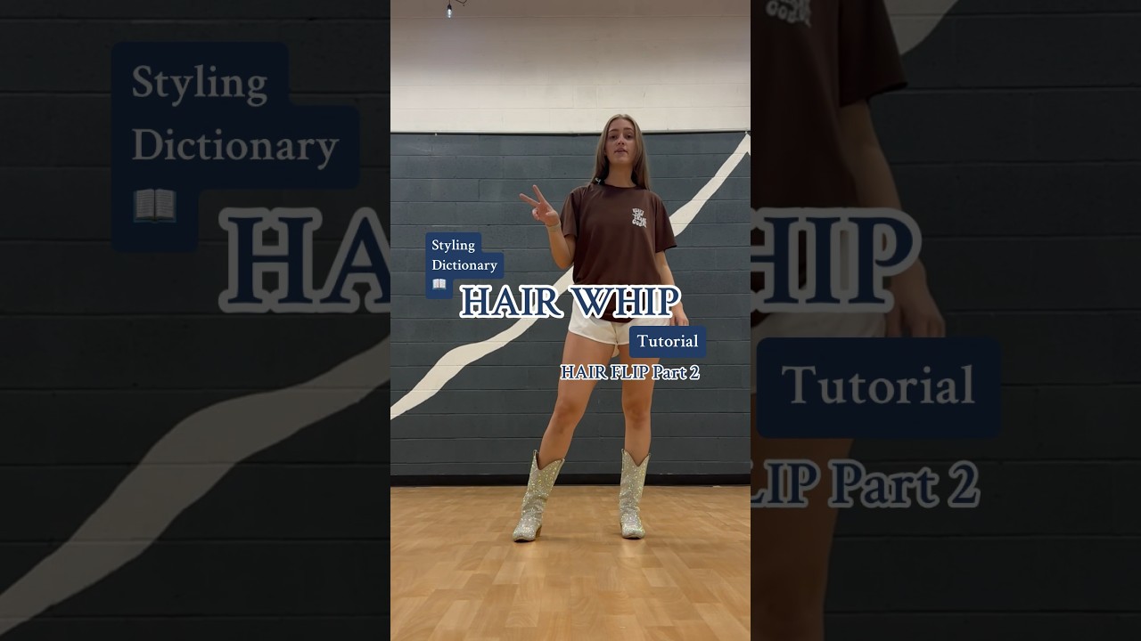 How to do a Hair Whip! A sassy statement move for your line dancing. (part 2)