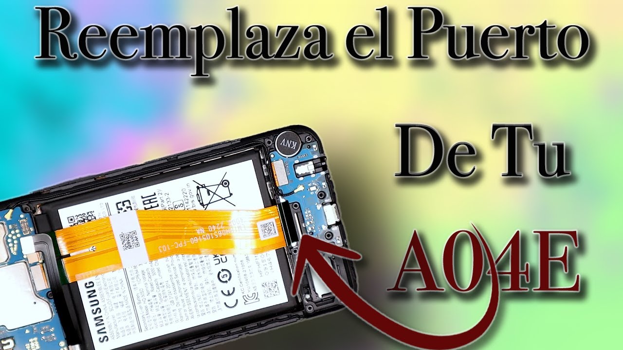Cómo reemplazar el centro de carga del Samsung Galaxy A04E