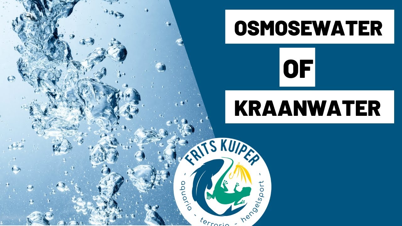 Osmosewater of kraanwater