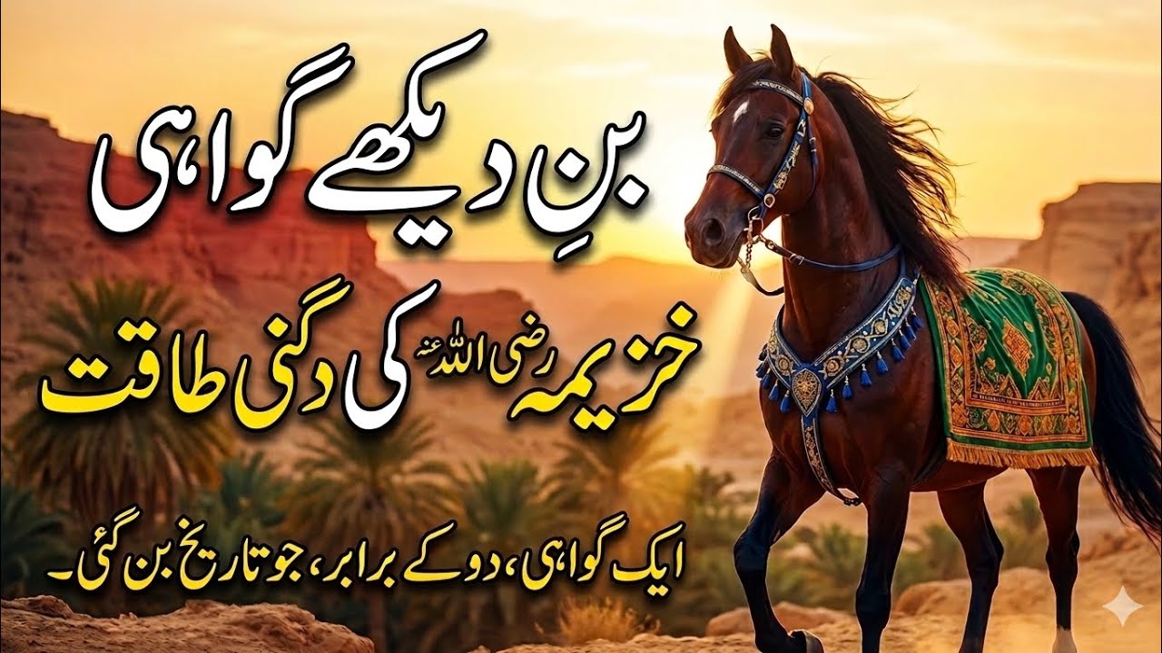 صحابہ کا ایمان افروز واقعہ