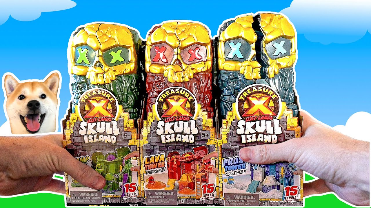 Opening a TREASURE X LOST LAND Skull Tower Set