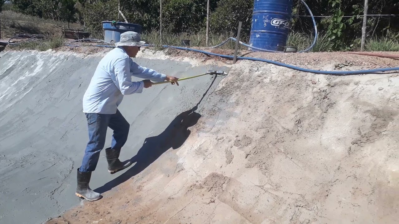 impermeabilização para tanque de peixe