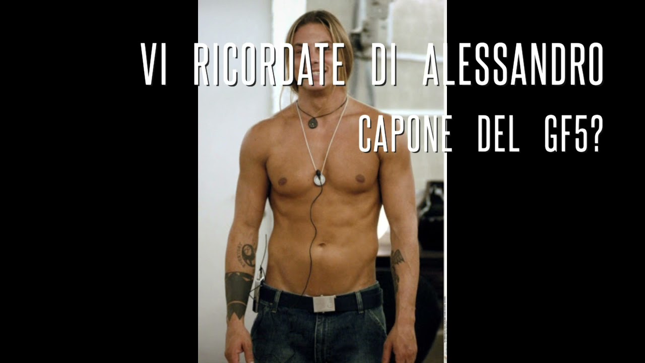 Alessandro Capone (GF5) in compagnia di Romagna Boys...