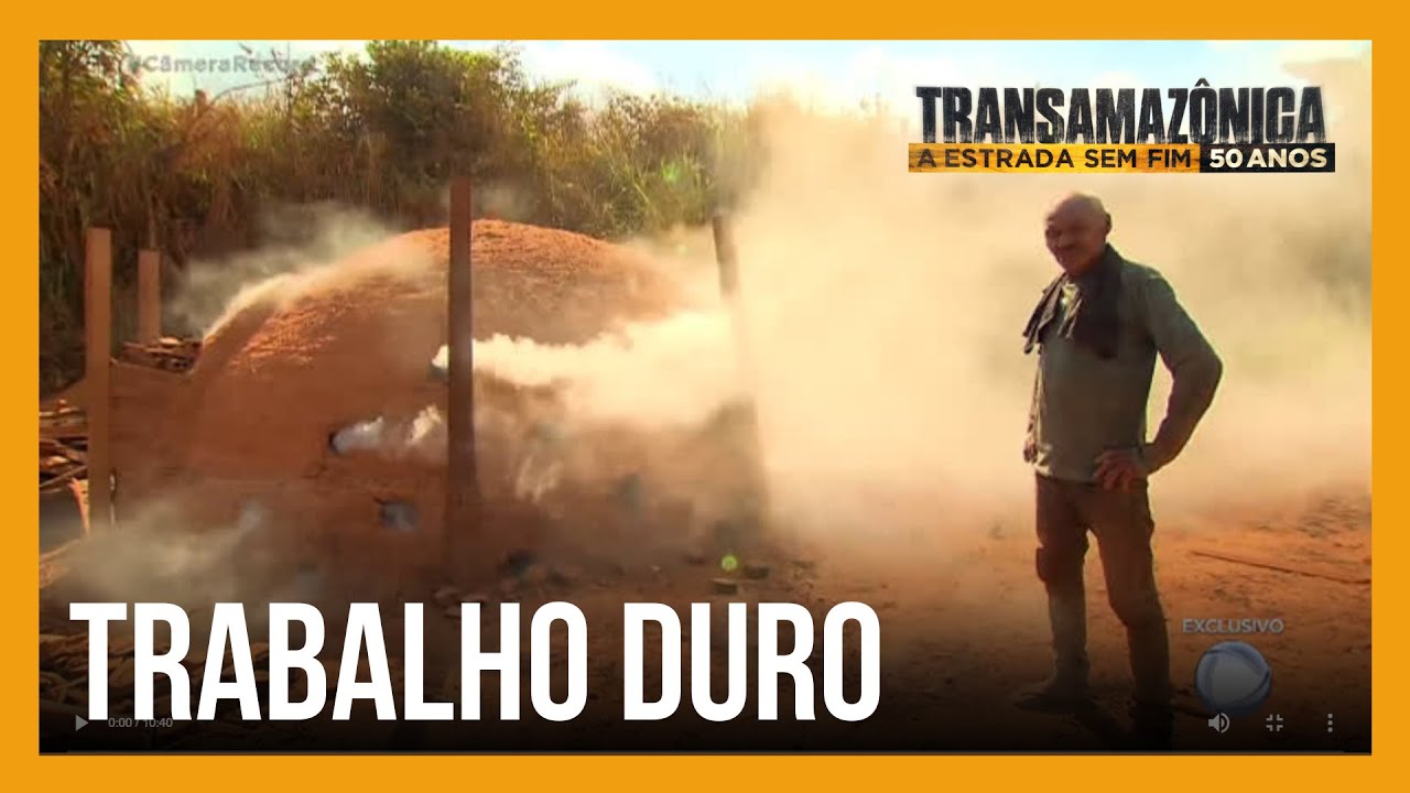 A rotina exaustiva em carvoarias clandestinas expõe trabalhadores a doenças respiratórias