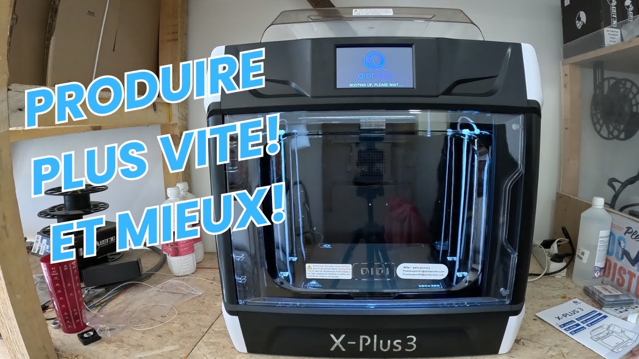 Qidi X-Plus 3 - Déballage et mise en route.