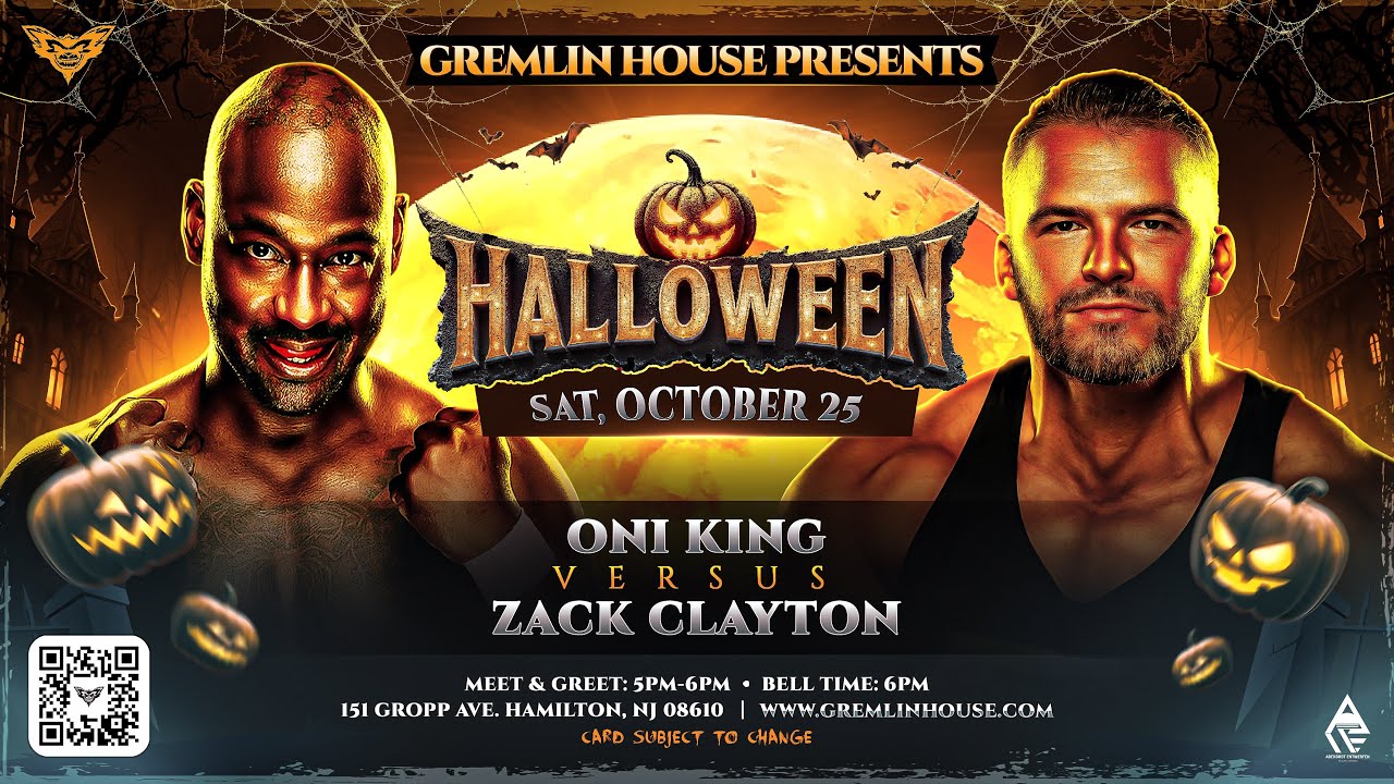 ONI KING vs ZACK CLAYTON (FULL MATCH) #gremlinhouse #wrestling #tna  #jerseyshorefamilyvacation 
