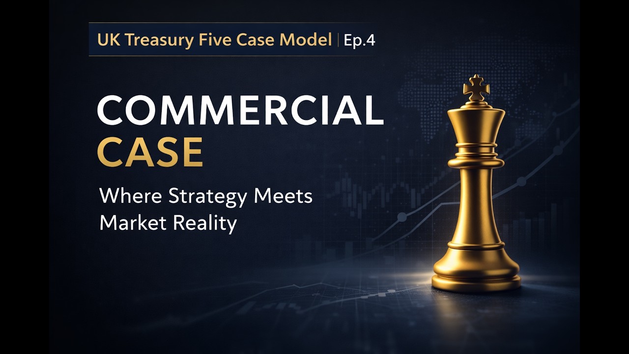 UK Treasury Five Case Model Series | Ep.3 — The Commercial Case: Where Strategy Meets Market Reality