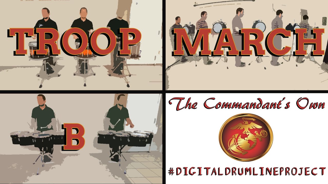 KP Drumline - The Commandant's Own - Troop March B // Full Cadence #DigitalDrumlineProject