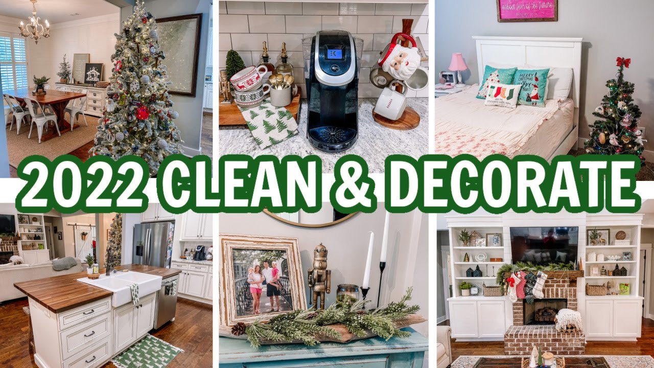 2022 CLEAN & DECORATE WITH ME FOR CHRISTMAS! | EXTREME CLEANING MOTIVATION | AMY DARLEY