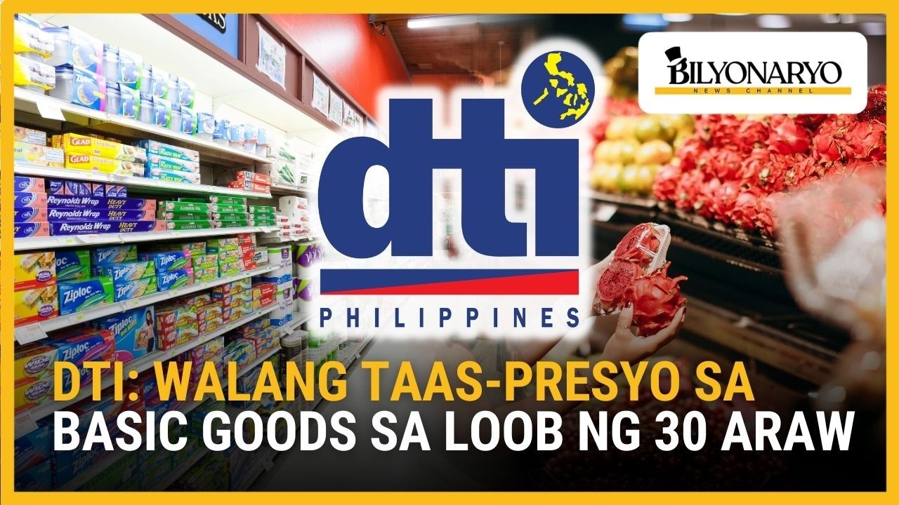 DTI tiniyak na walang taas-presyo sa basic goods sa loob ng 30 araw | Agenda