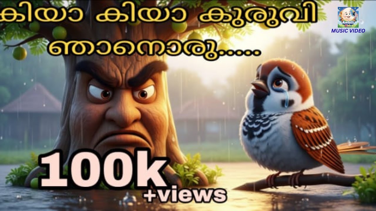 കിയാ കിയാ കുരുവി ഞാൻ | Kiya Kiya Kuruvi Njan | Malayalam Kids Song