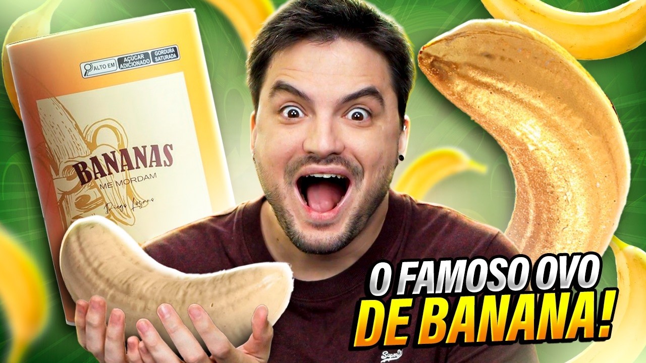 ABRINDO O FAMOSO OVO DE BANANA!
