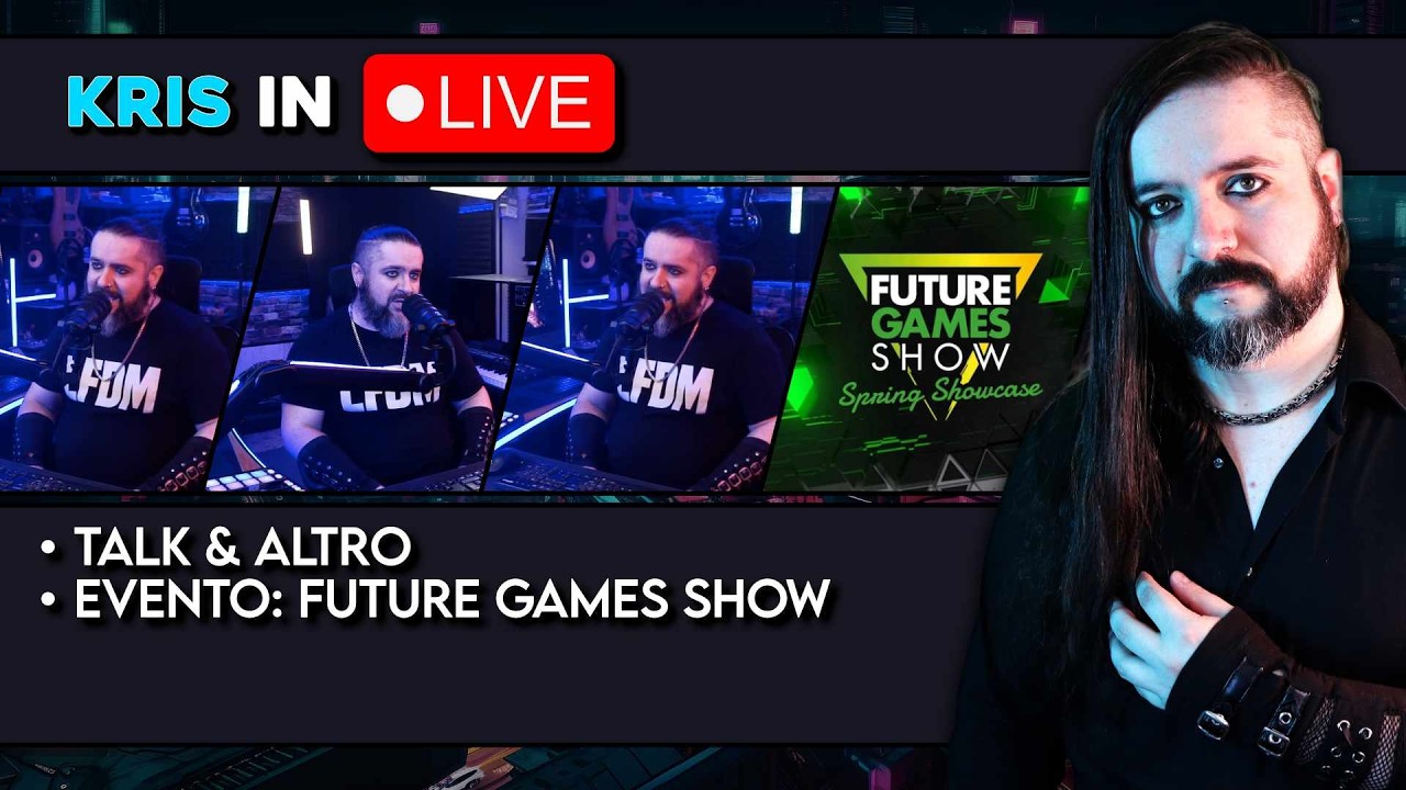 🔴 ExtraKRIS ▶🏠 FUTURE GAMES SHOW | Ancora piccola semplice Live di Talk convalescente